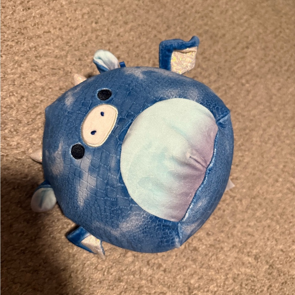 Squishmallows Blue and White Plush Toy